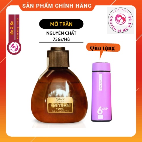 Mỡ Trăn Nguyên Chất N'store 75gr triệt lông, mờ rạn da, dịu vết bỏng lành tính