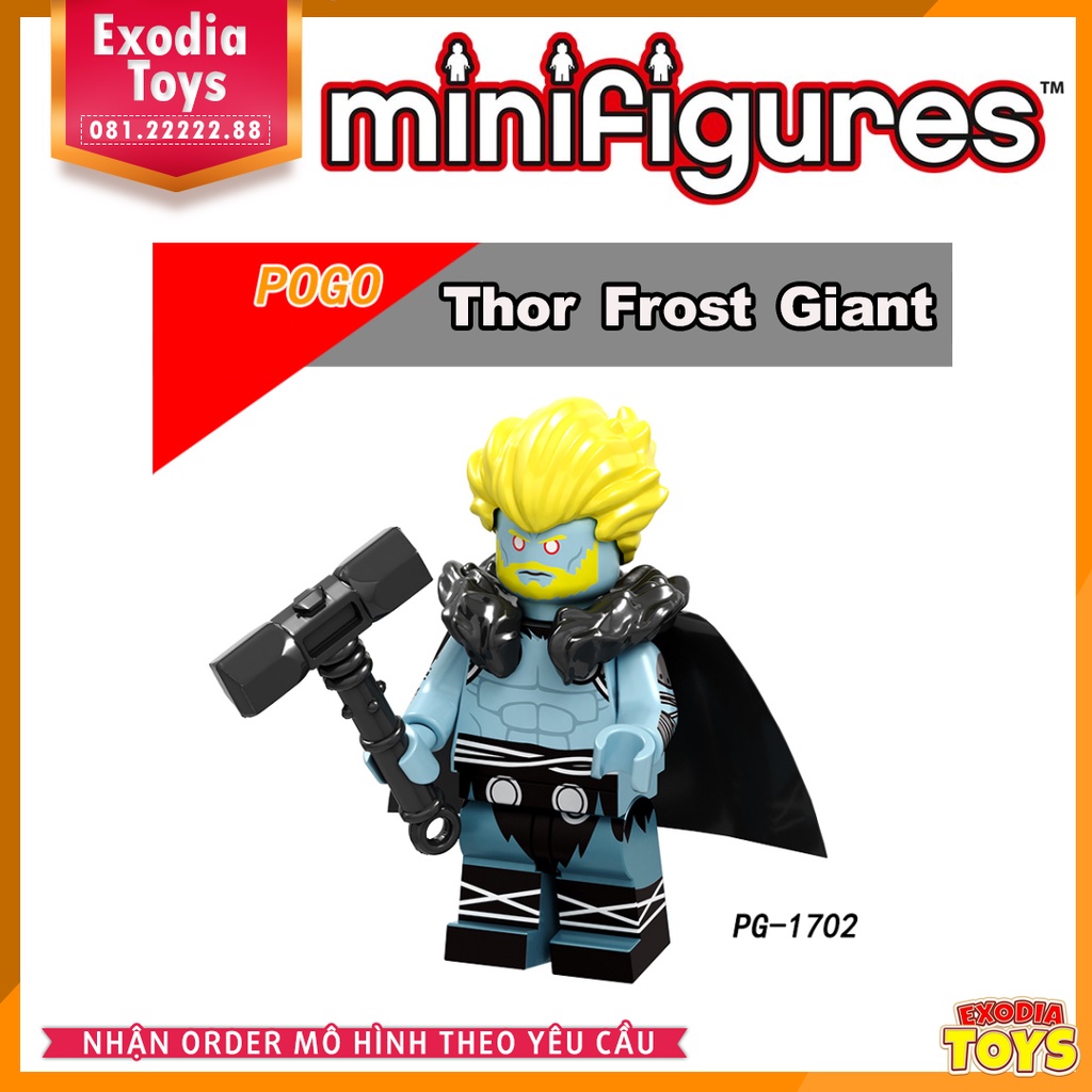 Xếp hình minifigure Siêu anh hùng vũ trụ Marvel và DC Comics - Đồ Chơi Lắp Ghép Sáng Tạo - POGO 8194