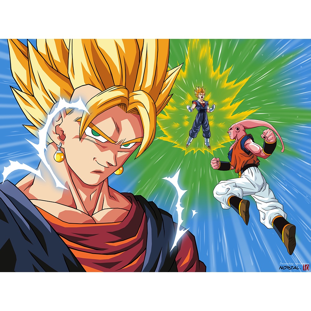 Poster A4 dán tường Anime, decal 21x30 trang trí có keo Dragon Ball Z Wallpapers (6) png, nhận in theo yêu cầu