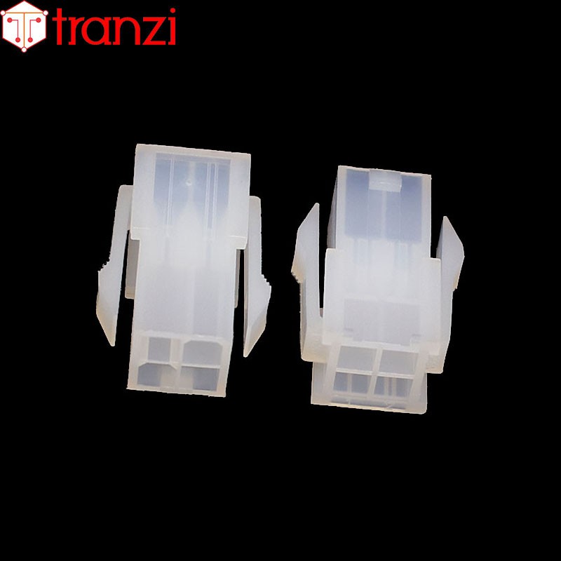 Vỏ header 4.2mm 5559 2x2P 24mm trắng - túi 10 cái