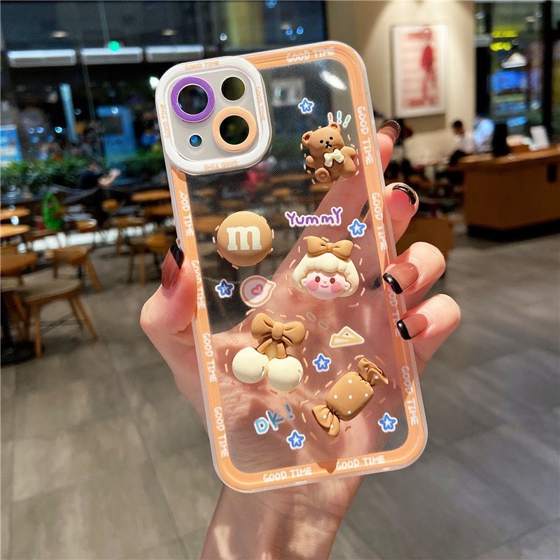 Ốp điện thoại chống sốc gắn charm Full các dòng điện thoại iphone/samsung/oppo/vivo/vsmart/xiaomi/...