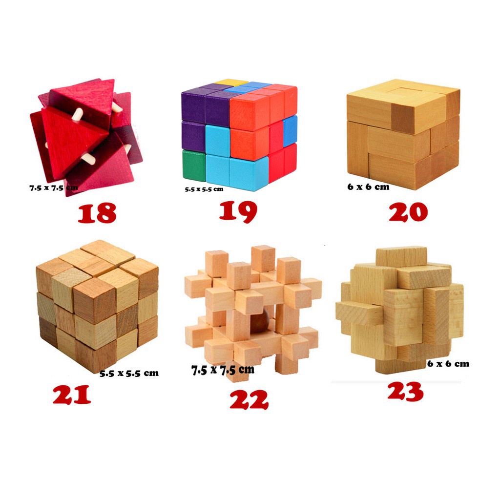 Giải đố gỗ Wood puzzle IQ