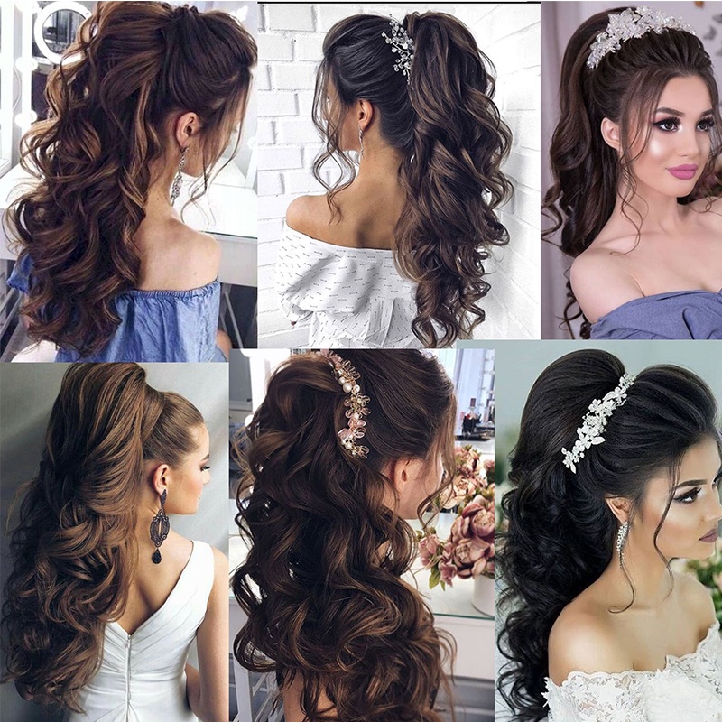 Tóc Đuôi Ngựa Giả Dài 28 Inch Nhiều Màu Sắc Thời Trang Cho Nữ