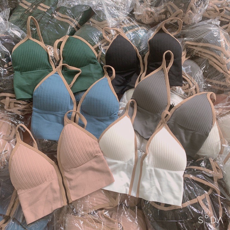 Áo lót bra kéo khoá cao cấp