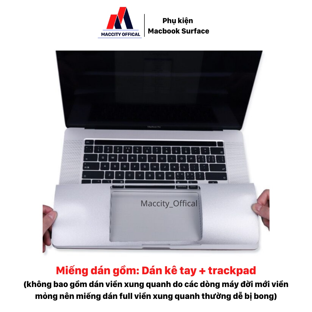 Miếng dán KÊ TAY TRAKCPAD Macbook air, macbook pro chống trầy xước, tản nhiệt tốt