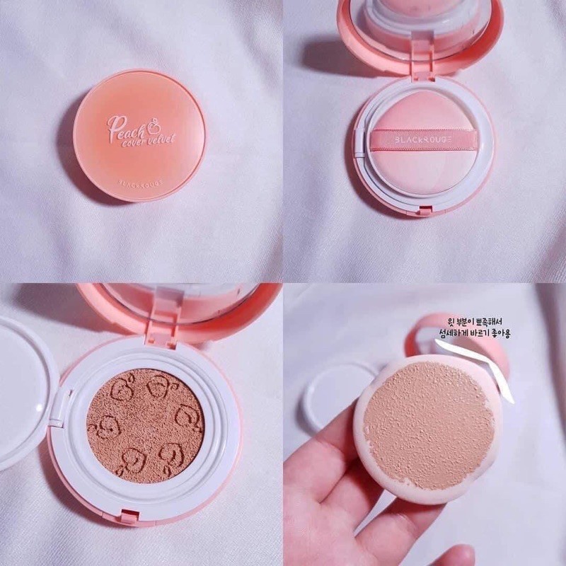 Cushion Black rouge Peach cover velvet | BigBuy360 - bigbuy360.vn