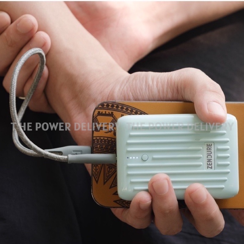 Cáp sạc RAVPower Type C to L bọc dù ngắn 30Cm sạc nhanh - Bảo hành 6 tháng