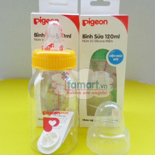 Bình sữa Pigeon tròn RP4 120ml
