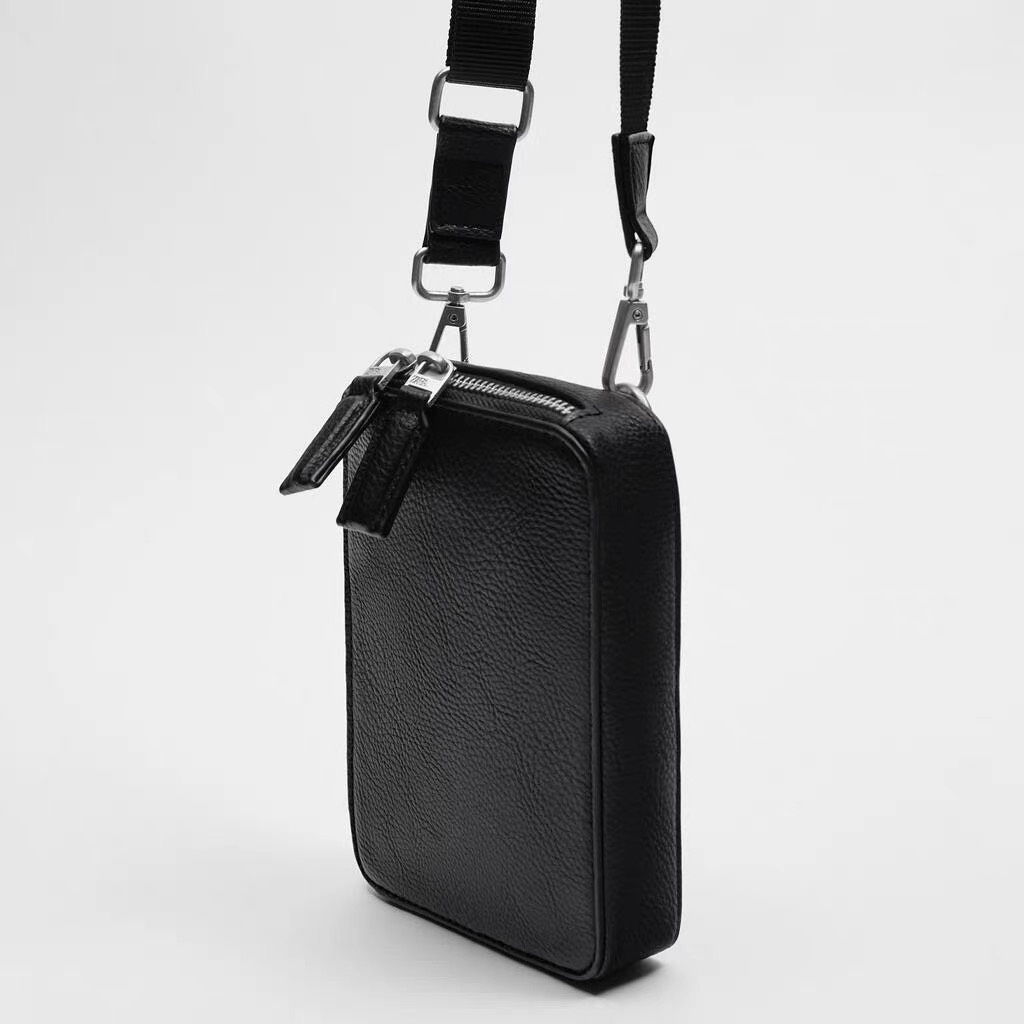 Túi Đeo Chéo Nam ZR Current Đen Nâu Jino Studio Túi Xách Nam Nữ Unisex Da PU Bền Đẹp Cá Tính