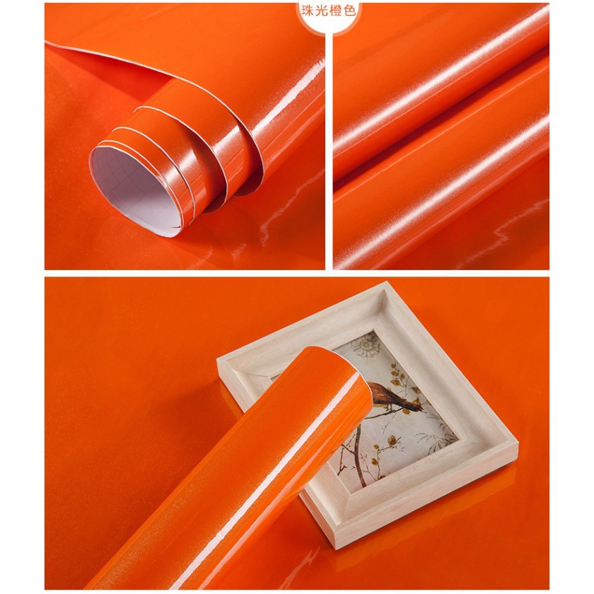 Giấy dán tường decal các mẫu màu trơn có sẵn keo mặt sau - khổ 1,2m