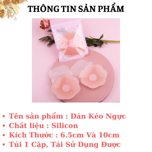 Miếng Dán Ngực, Miếng Dán Ti Silicon Kéo Nâng Ngực AMYBRA D2002-D0100