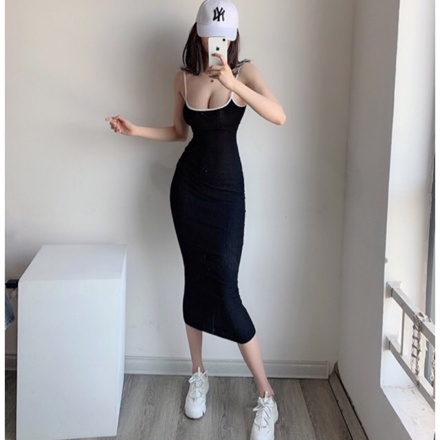 ĐẦM BODY THUN GÂN DÀY DẶN