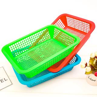Rổ Nhựa Vuông Rửa Rau Củ Quả 29 * 22cm
