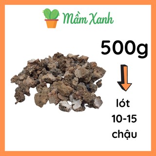 Xỉ than đã qua xử lý | Xỉ than lót chậu sạch | 500g