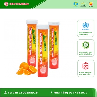 Thực phẩm bảo vệ sức khỏe multi - opc hương cam