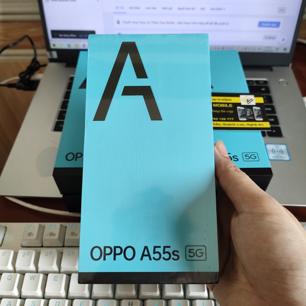 Điện thoại OPPO A55s 5G 4GB/64GB , Màn 90HZ,Chống Nước IP68 , Mới 100% - Hàng nhập khẩu - Bản quốc tế