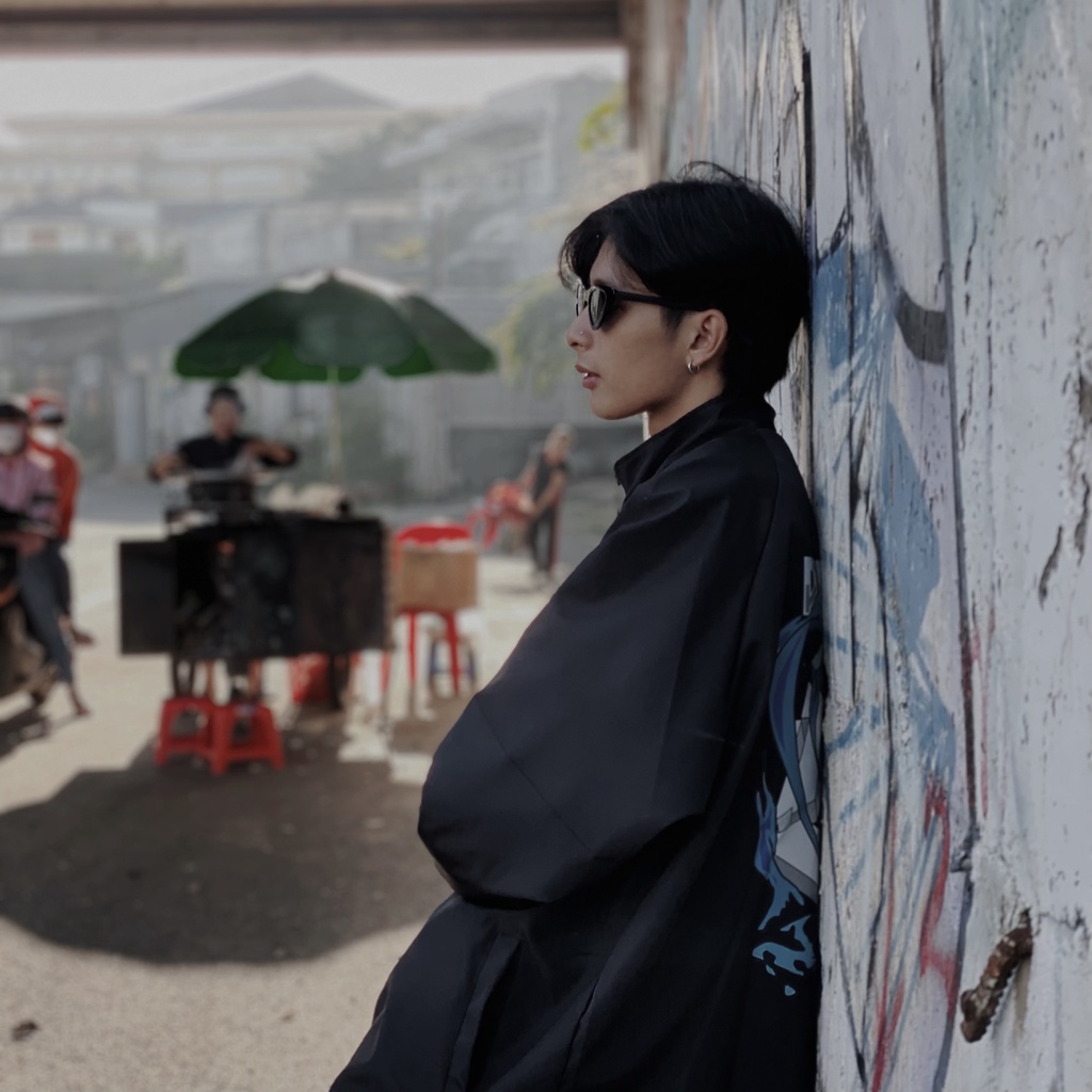 Áo khoác gió nam nữ PANDAX Water logo , jacket local brand form rộng cổ đứng , áo dù 2 lớp unisex chính hãng