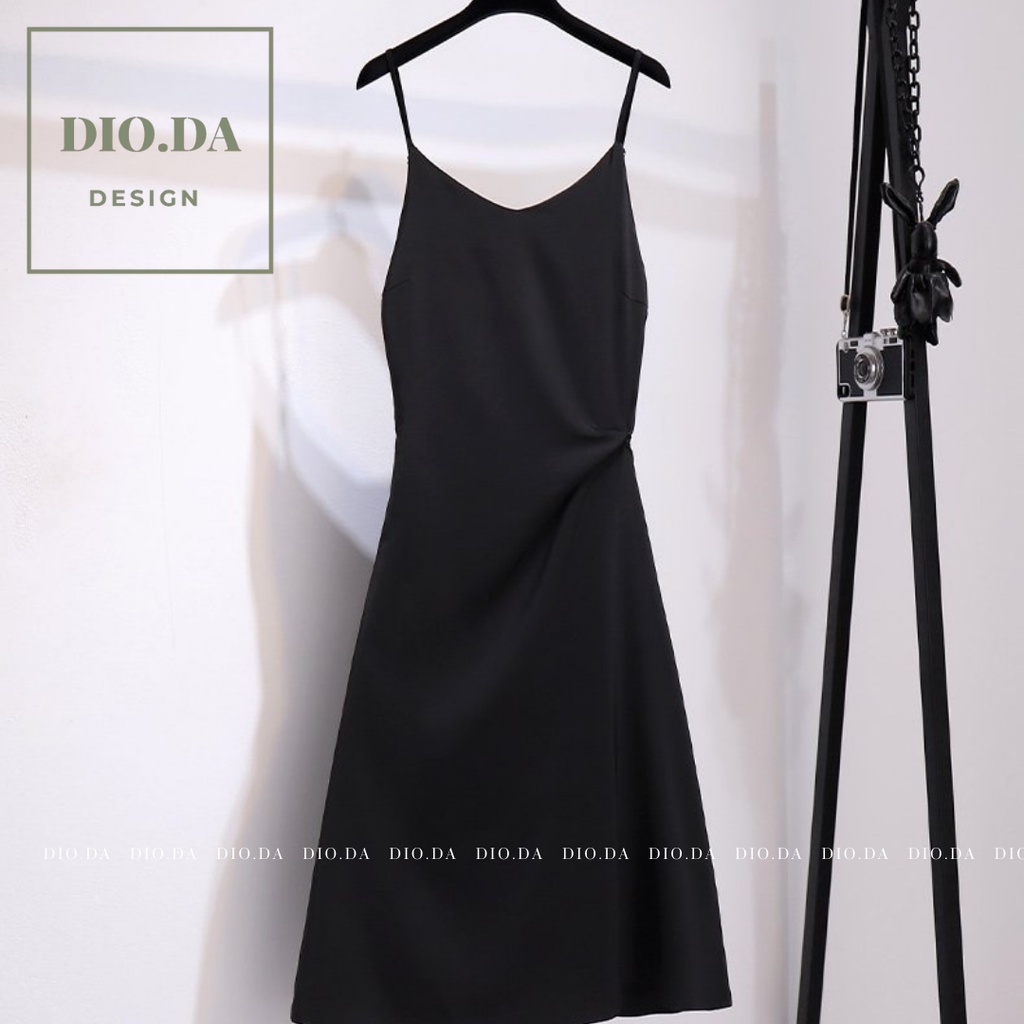 [CÁCH ĐIỆU] Váy Lụa Xoắn Eo - Dioda
