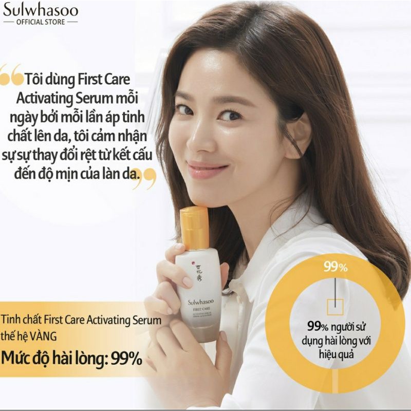 [ 120ml DUTY FREE  SALE ] tinh chất khở nguồn sulwhasoo fist care Activating serum sérum activatuer