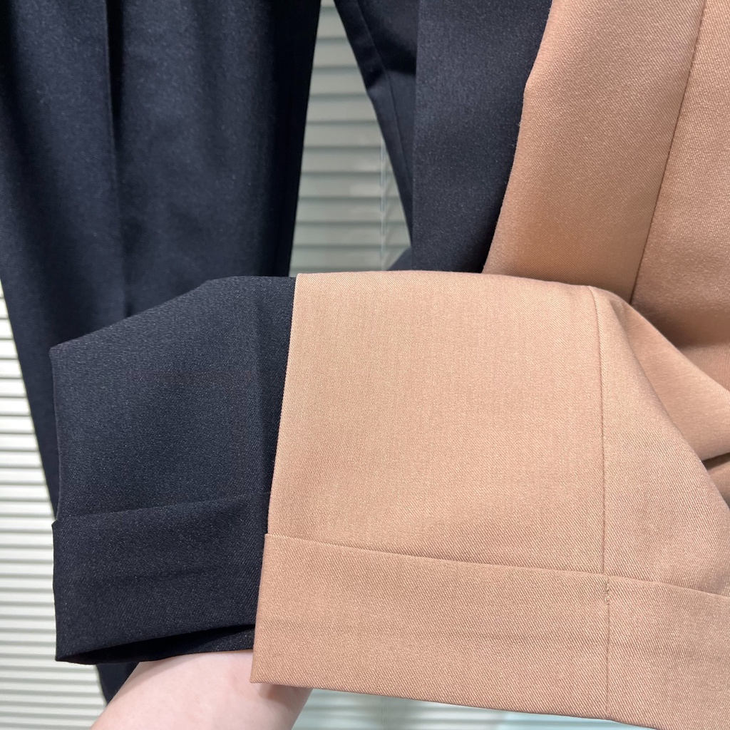 Quần baggy ly giữa xắn lai , Peace House Clothing