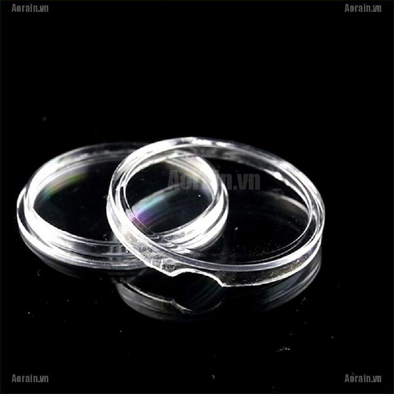 Bộ 10 Hộp đựng tròn Chủ sở hữu viên nang lưu trữ tiền xu