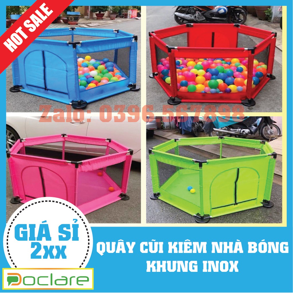 QUÂY BÓNG KIÊM NHÀ BÓNG KHUNG INOX VẢI DÙ TẶNG KÈM BÓNG – GIÁ SIÊU RẺ