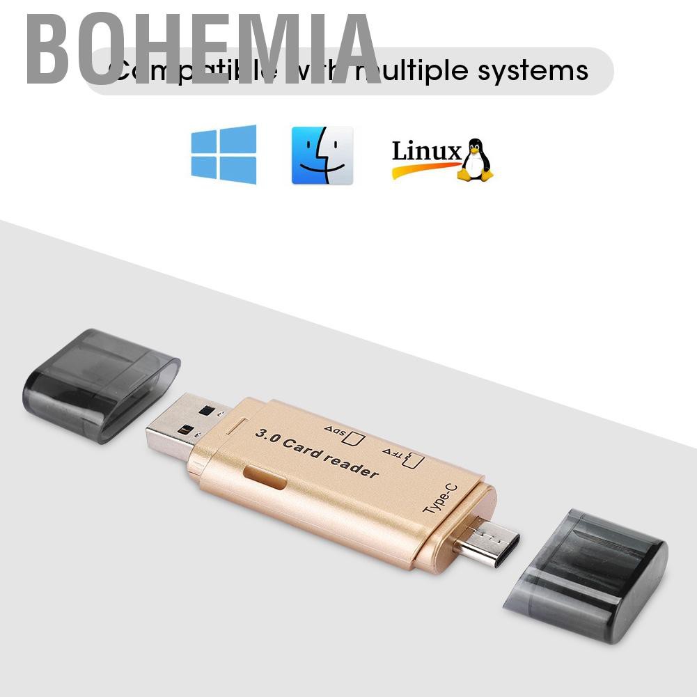 Đầu Đọc Thẻ Nhớ Usb 3.0 Tốc Độ Cao Phong Cách Bohemia