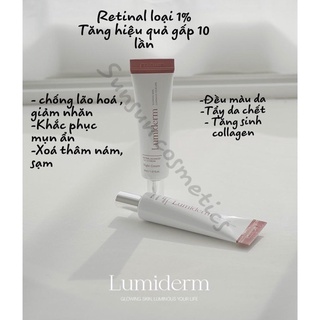 Retinal Lumiderm 1% siêu trẻ hoá da