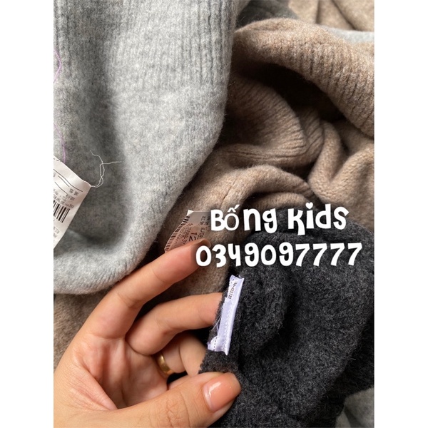 Váy Len Bé Gái Basic Dáng Suông UNI