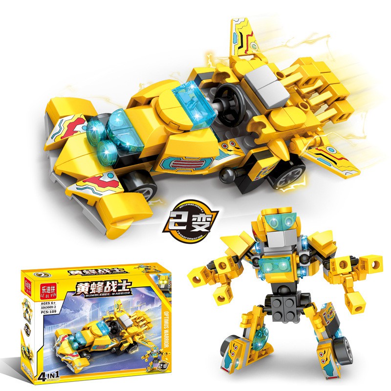 Đồ Chơi Lắp Ráp Chiến Binh Người Máy Wasp Mech Chất Liệu An Toàn Đồ Chơi Thông Minh Sáng Tạo Cho Bé Trai Bé Gái