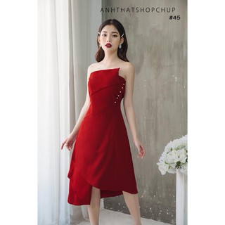 Đầm dự tiệc cúp ngực kết hạt siêu đẹp