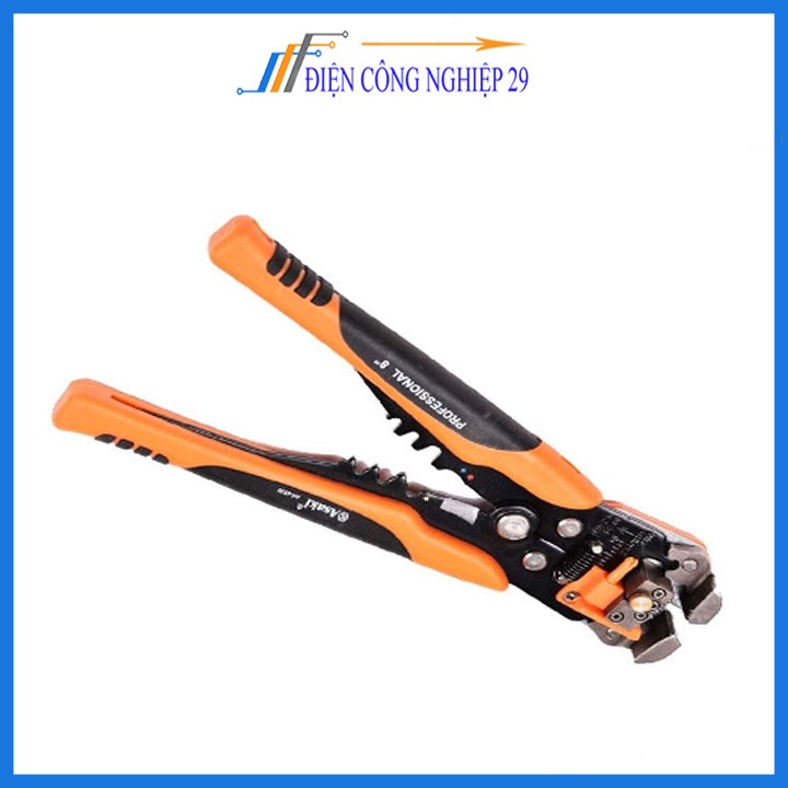 Kìm Tuốt Dây-Bấm Cốt Tự Động Asaki AK-0339