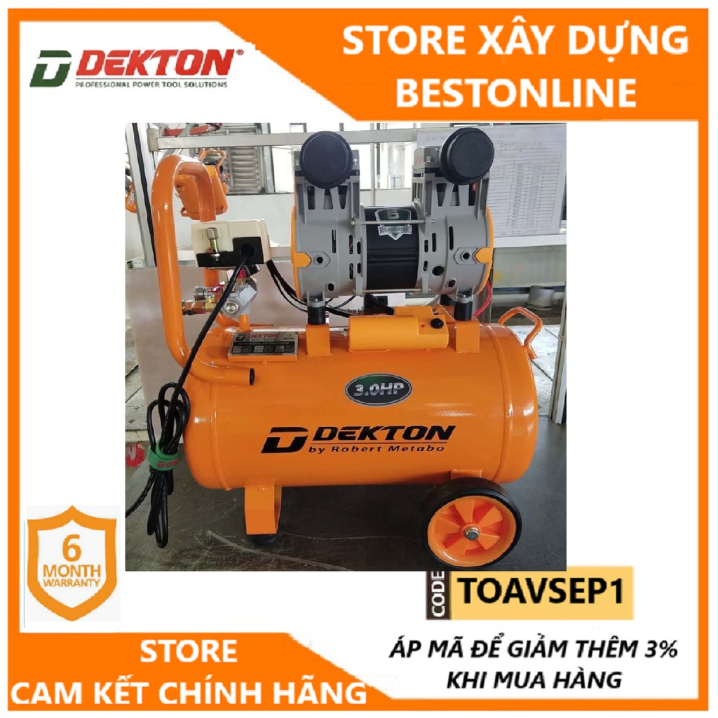 Máy nén khí không dầu Dekton DK-6945