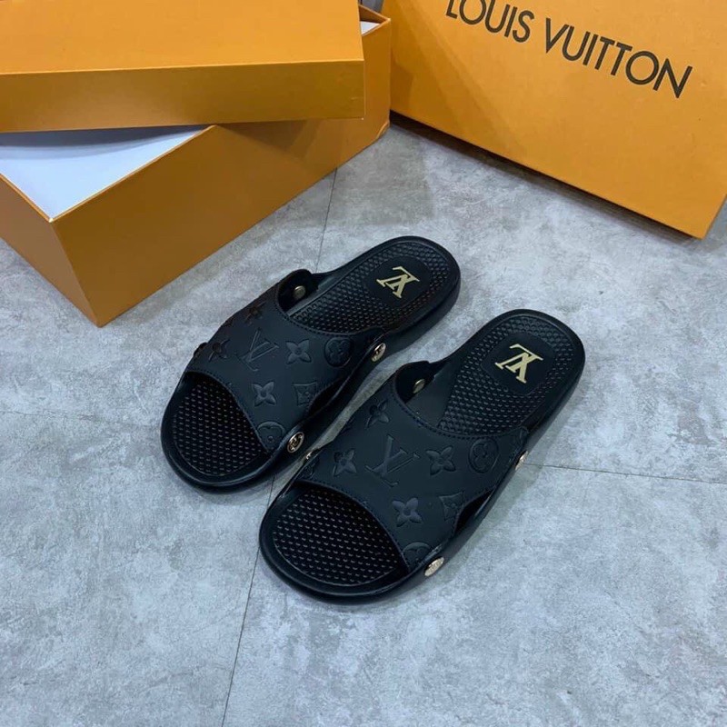 ⚡️𝐅𝐑𝐄𝐄 𝐒𝐇𝐈𝐏⚡️Dép LV Neww - Dép Nam cao cấp - Dép lê LV Fullbox có sẵn !!