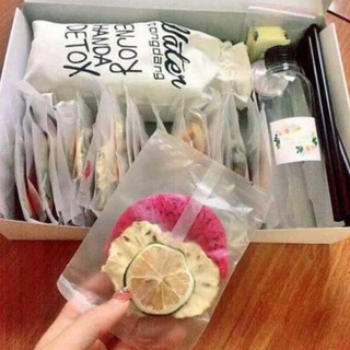 Combo 30 ngày detox hoa quả sấy tặng kèm bình túi đựng