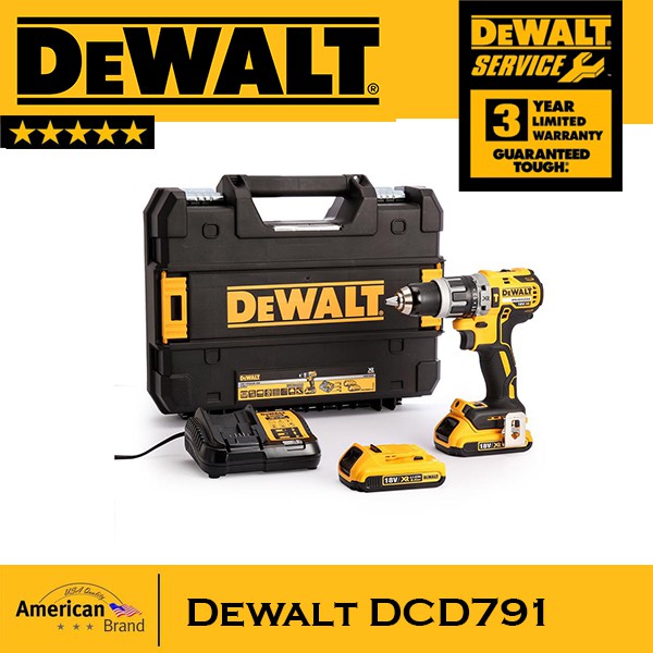 Máy khoan vặn vít pin Dewalt DCD791 (DCD791N, DCD791D2-B1, DCD791M2-B1)