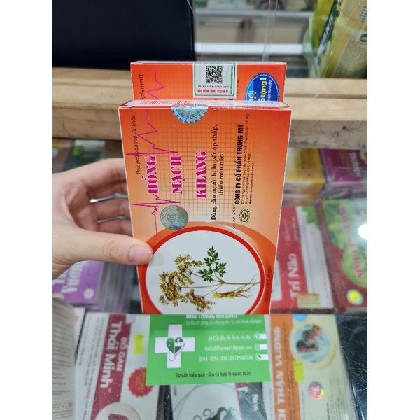 Hồng mạch khang Giúp hỗ trợ huyết áp thấp