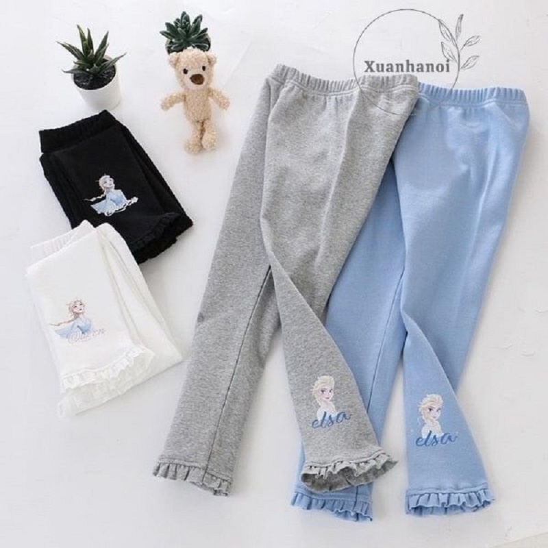 Combo 3 quần legging Elsa cotton 6 mầu XHN479