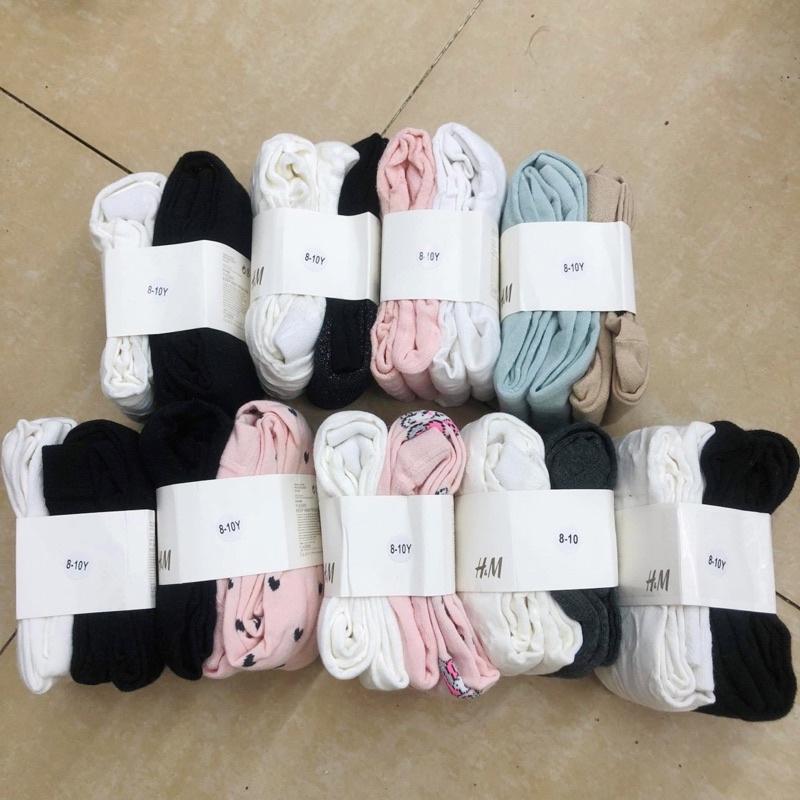 Set 2 quần tất HM bé gái dư xịn 4-34kg
