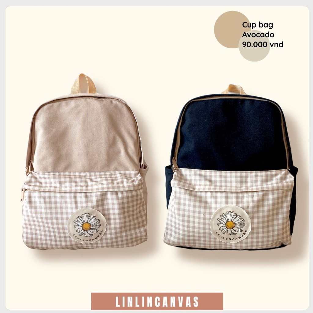 Balo Vải - daisy backpack Linlincanvas