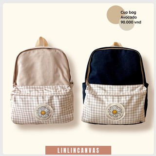 Balo Vải - daisy backpack Linlincanvas