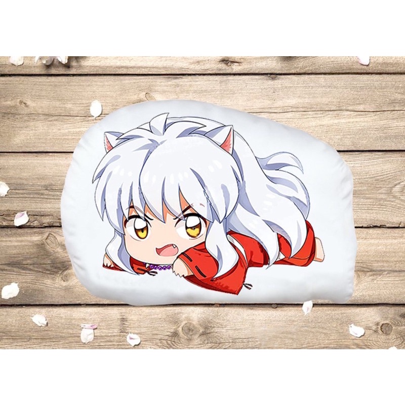 gấu ôm anime Inuyasha /Khuyển dạ xoa 2 mặt ảnh/ Gối ôm Inuyasha