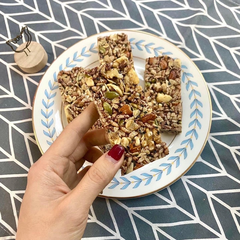 1 Kg thanh Granola Bar mix hạt dinh dưỡng thơm ngon