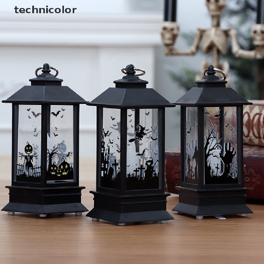 Dây Đèn LED Hình Bí Ngô Phong Cách Cổ Điển Dùng Để Trang Trí Tiệc Halloween Tiện Dụng