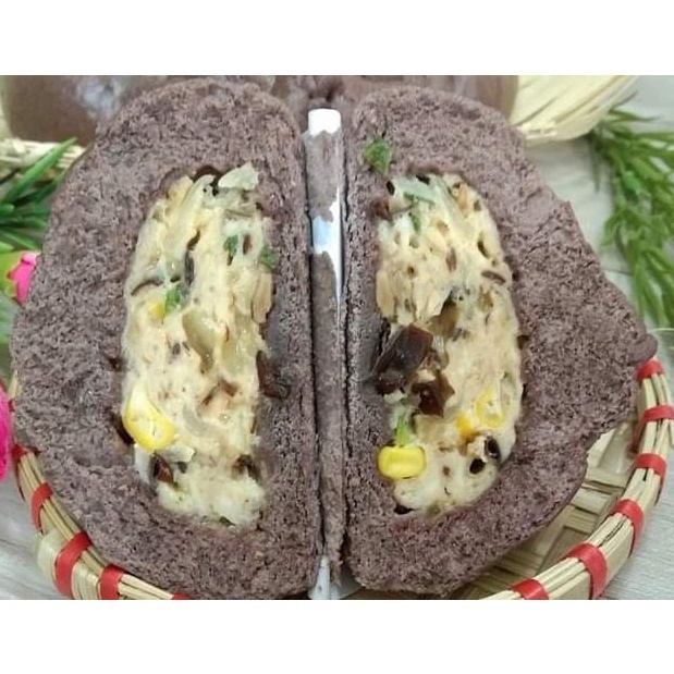 Bánh bao gạo lức đen 6 vị