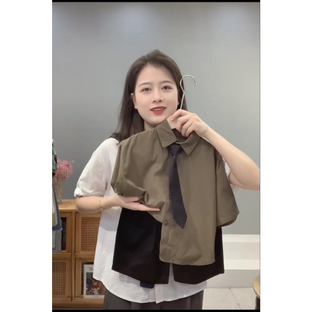 Sét Sơ Mi Quần Kaki Dài Cho Bé Trai Đi Học Đi Chơi