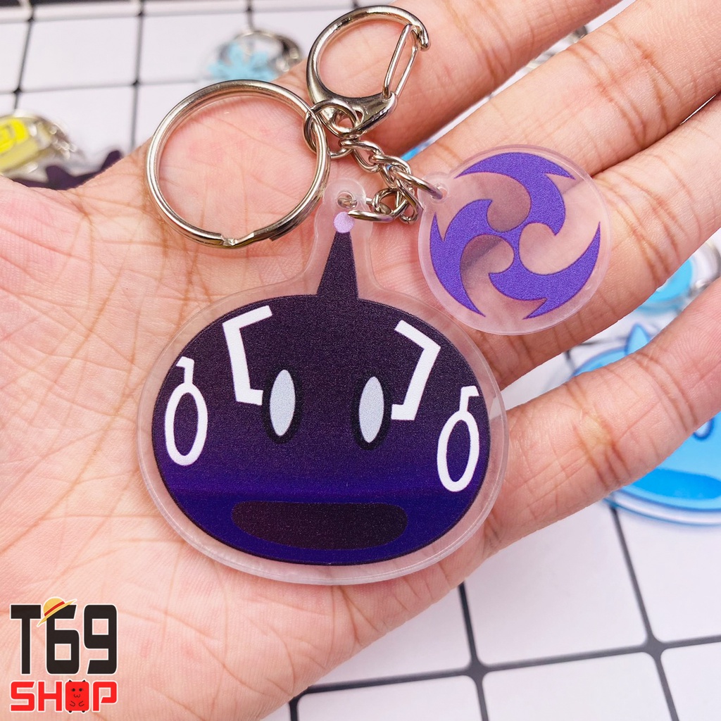 Móc khóa mica game Genshin Impact - Slime