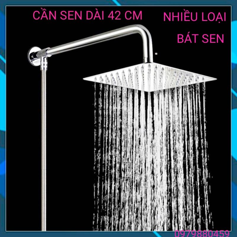 Bộ cần sen, sen tắm đứng, bát sen lớn đủ size, cần dài 42cm