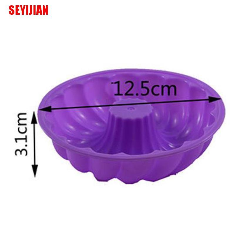 1 Khuôn Làm Bánh Mini Bằng Silicone Hình Quả Bí Ngô