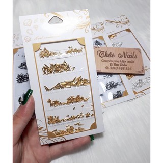 Set kim loại trang trí móng tay